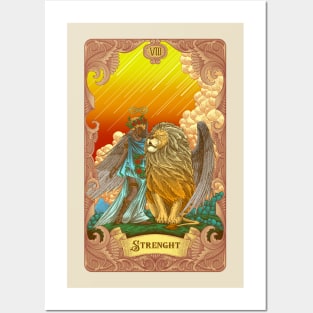 Strength Tarot Card Posters and Art